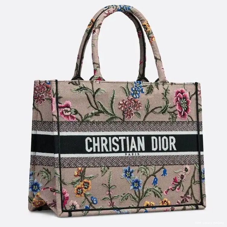 Cheap Fleurs Canvas Motif Petites Tote Dior Pink Book 0701 Luxury